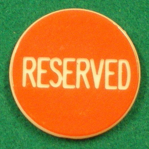 reserved button