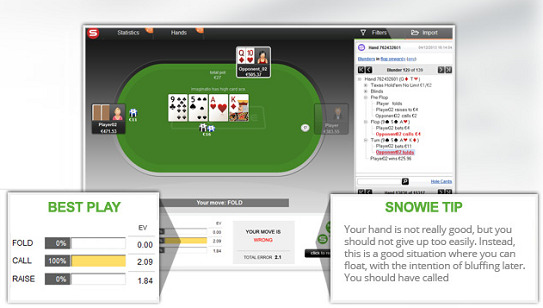 PokerSnowie вид PokerSnowie