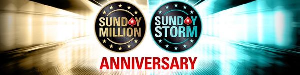 Юбилейный Sunday Million и Sunday Storm