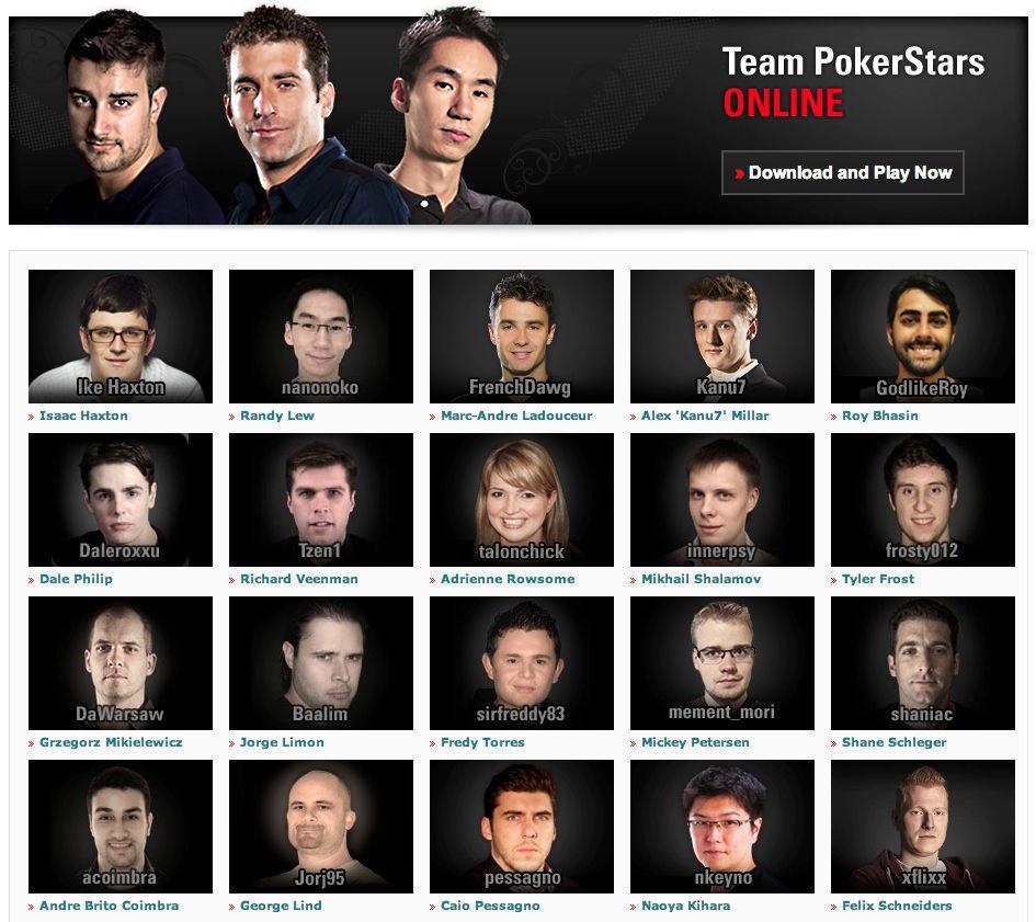 PokerStars Team Online pokerstars