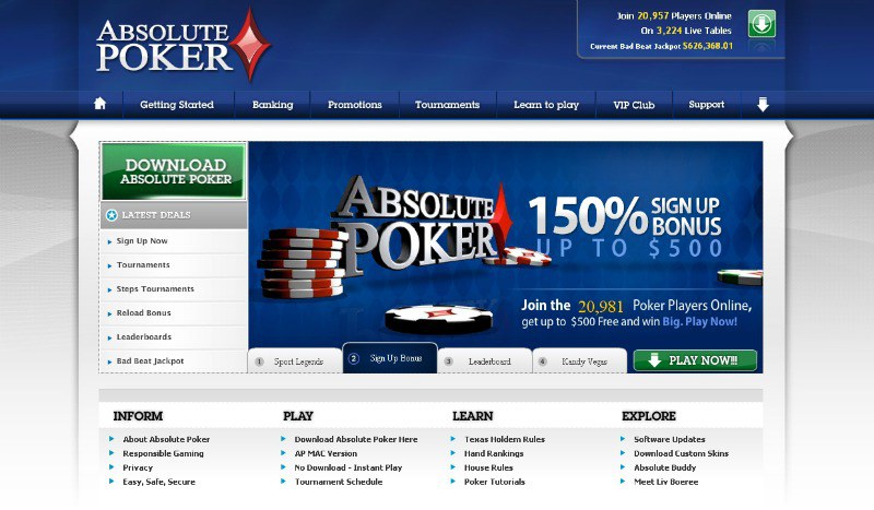absolute poker 2017 absolute poker