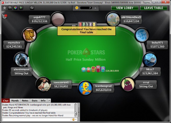 Half Price Sunday Million Sunday Million
