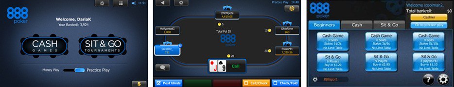 мобильный 888 покер