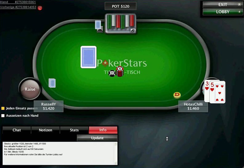 pokerstars heads up pokerstars heads up