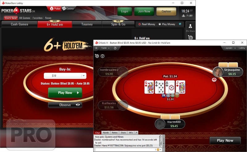 6+ holdem pokerstars 6+ holdem