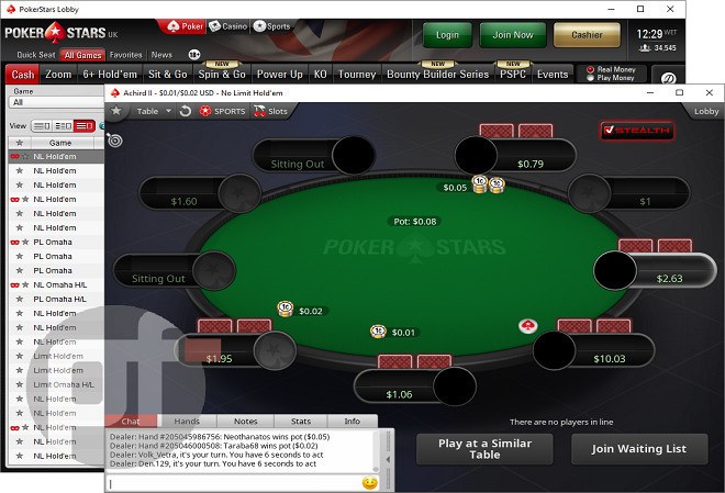 stealth mode pokerstars stealth mode