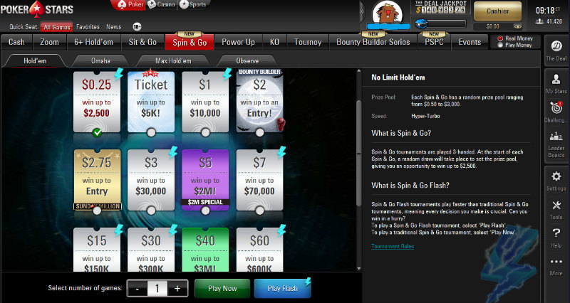 spin & go pokerstars spin & go