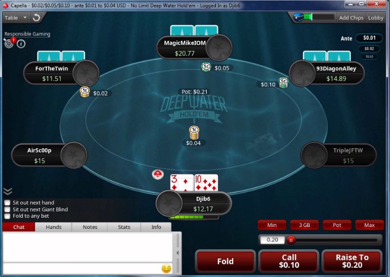 геймплей deep water holdem deep water holdem