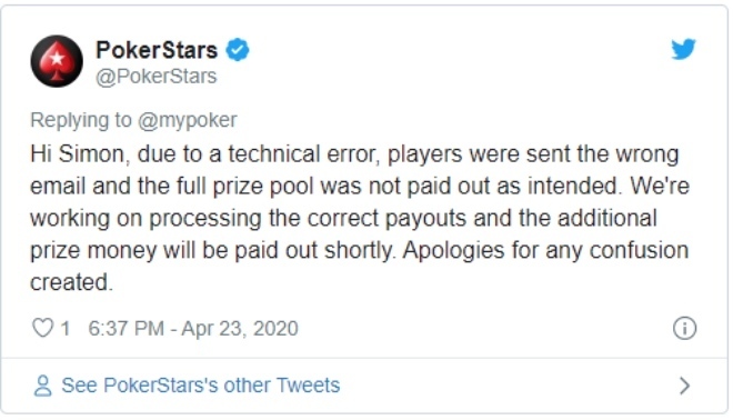 support pokerstars pokerstars twitter