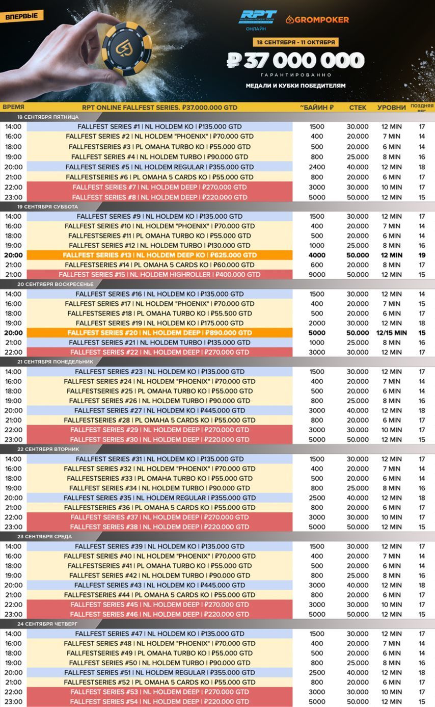 громпокер Russian poker tour громпокер